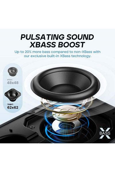 erorex Stormbox 2 Bluetooth Speaker With 34W 360° Surround Sound Xbass Tech 24H Playtime Ipx7 Waterproof