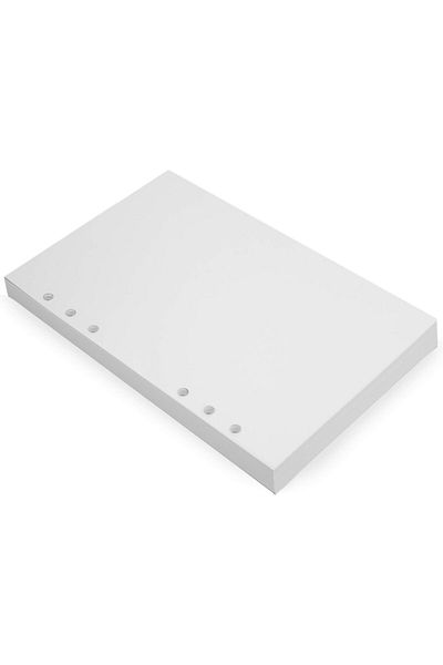 erorex A5 6 Ring Binder Planner Inserts 8 1 4 X 5 5 8 Inch Thick Cream Color Blank Loose Leaf A5 Paper