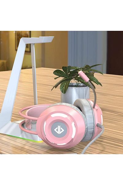 erorex Kids Headphones Bluetooth Cat Ear Led Light Up Bluetooth Wireless Wired Mode Foldable Stereo Girls