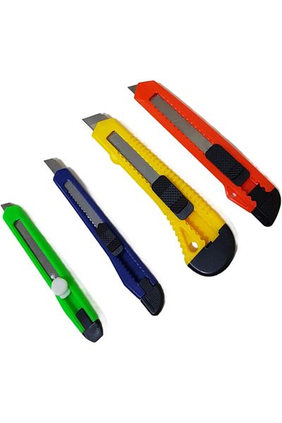 erorex Multipurpose Retractable Scalpel In Various Sizes And Colors 4 Pieces