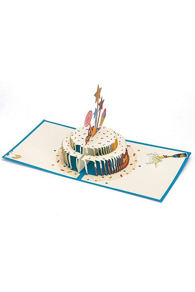 erorex Pop Up Birthday Card Happy Birthday Cake Card 3D Card Greeting Cards With Envelope Birthday Gifts