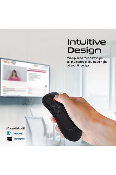 erorex Wireless Presenter Compact 2 In 1 Type C And Usb Ppt Presenter Laptop Clicker With 50M Range Laser