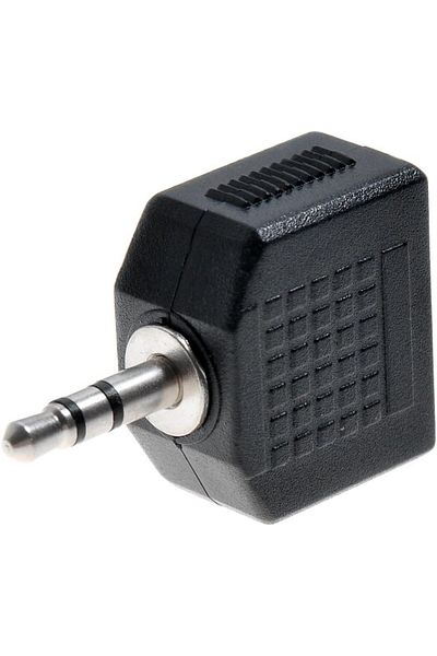erorex 3.5Mm Headphone Splitter 3.5Mm Audio Splitter Aux Splitter Nylon Braided 3.5Mm Male To 2 Female