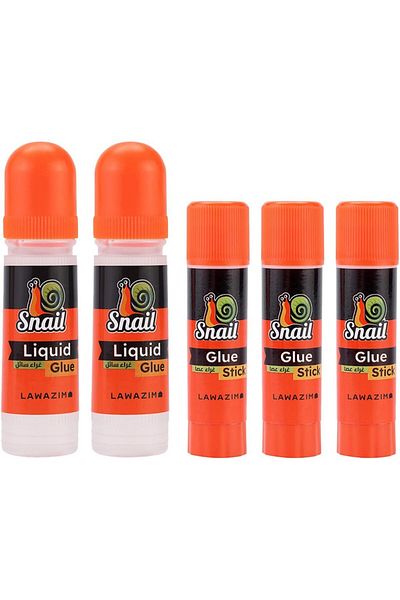 erorex Glue Stick 5 Piece All Purpose Glue Stick Washable Permanent For School Crafts Scrapbooking