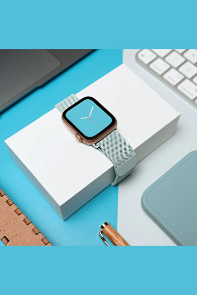PSGT Apple Watch Uyumlu Seri 1/2/3/4/5/6/se/7/8/9 (38/40/41MM)-s10-11(42MM) Kordon Paslanmaz Metal Milano
