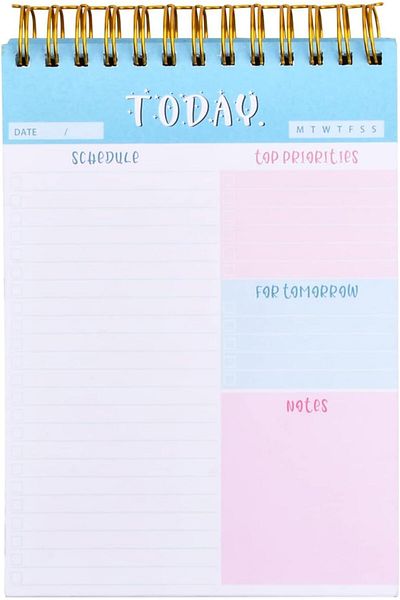 erorex To Do List Notepad Weekly Agenda Planning Pad Office Supplies Checklist Productivity Note Pad For