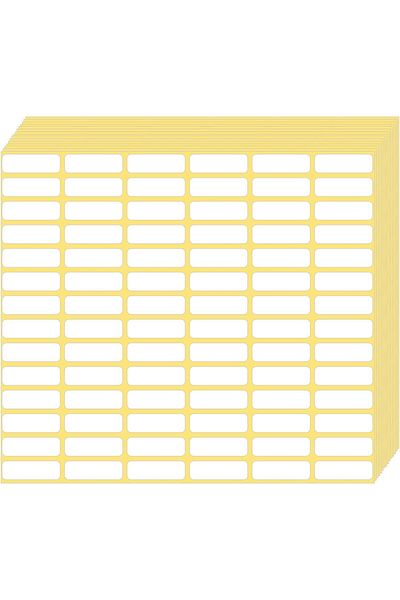 erorex 1680 Pcs Small Price Labels White Blank Label Stickers 10 X 20 Mm Matte Sticky Labels Removable