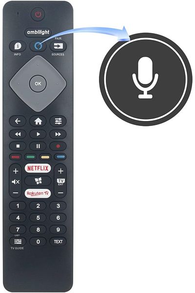 erorex Erf2L36 Voice Replaced Remote Control Fit For Hisense Smart Tv Erf2L36 0011 Remote Control 75A6K