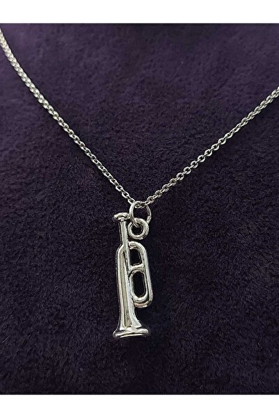 sarıyer silver البوق الشكل مسيرة أداة الموسيقار تحت عنوان قلادة الصلب التصميم...