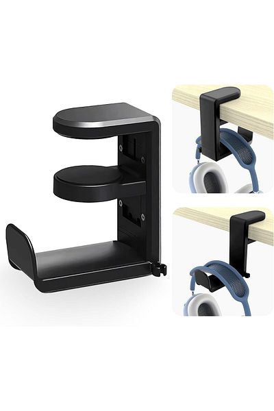 erorex Controller Holder Charger And Headset Hanging Station For Ps5 Gamepad Headphone Hanger Holder Mount
