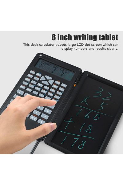 erorex Scientific Calculator With Lcd Writing Tablet 240 Functions Maths Calculator Two Rows Display