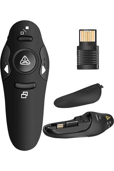 erorex Presentation Clicker Wireless Presenter Remote Clicker For Powerpoint Presentation Remote Rf 2.4Ghz
