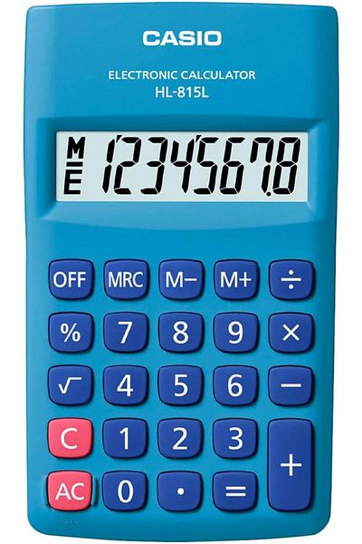 erorex Hl 815L Bu S Dp Digital Portable Calculator Blue
