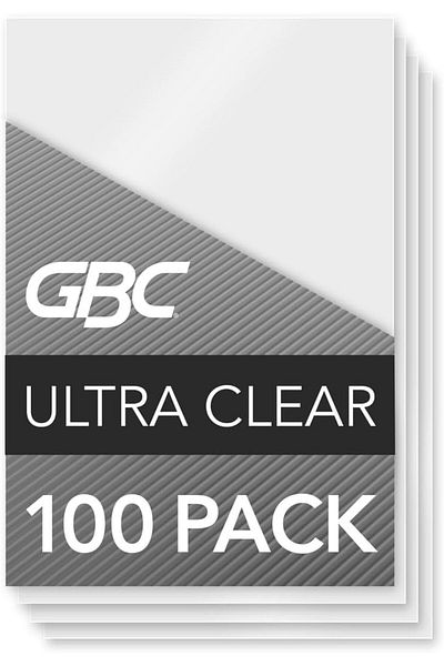 erorex Laminating Sheets Thermal Laminating Pouches Id Card Size 5 Mil Heatseal Ultraclear 100 Pack 56005
