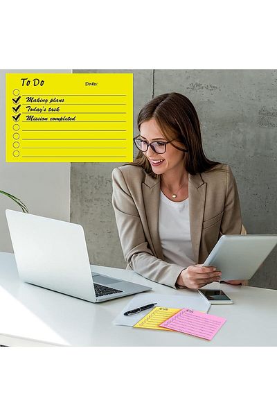 erorex To Do List Sticky Notes 9 Pack Self Stick Sticky Notes Colorful Sticky Notes Pad With Lines Do List