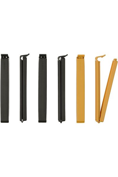 erorex 0757901195440 Bevara.Sealing Clips Various Sizes Polypropylene Bright Colors 16.X 12.X 3.Cm Colorful