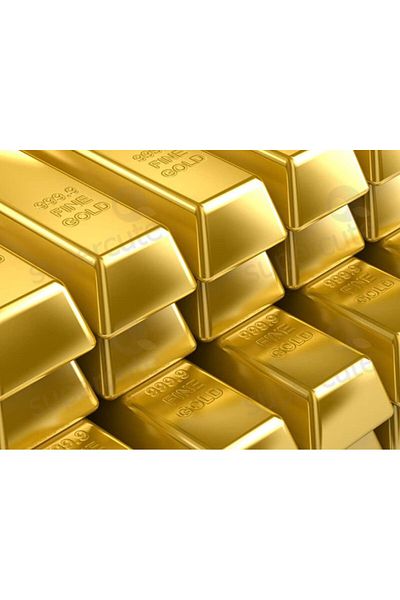 erorex 1Kg Shiny Fake Gold Bar Bullion Brick Door Stop Paperweight Cas