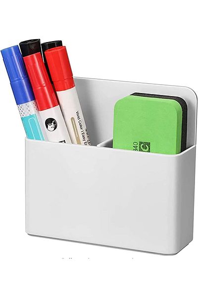 erorex Pen And Eraser Organizer Magnetic Dry Erase Marker Holder Storage For Whiteboard Magnet Pencil Cup