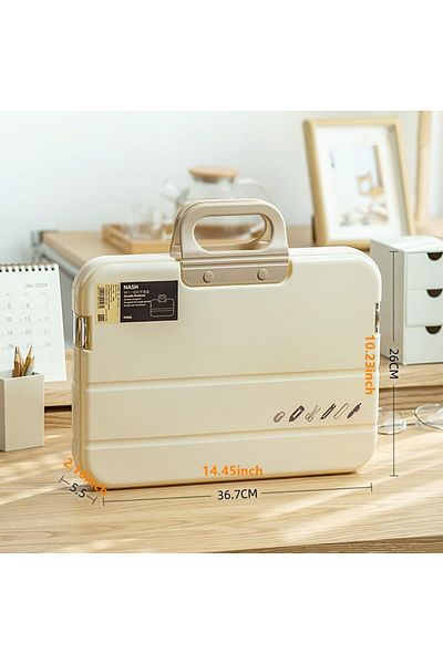 erorex Clear Waterproof Document Storage Case Snap Closure Pp Organizer For A4 Papers Magazines And