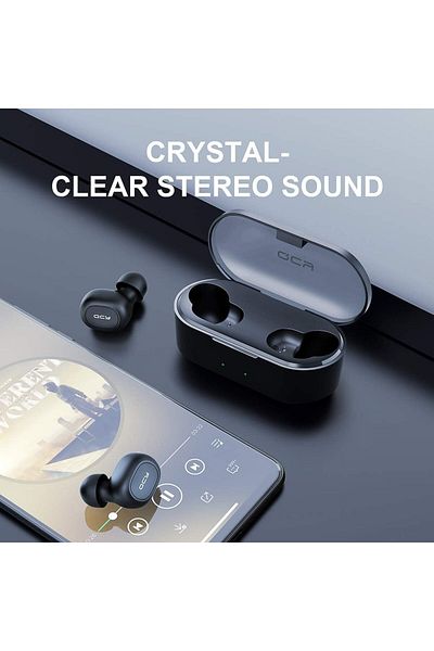 erorex Ht05 True Wireless Earbuds 6 Mic Design Anc + Enc Playback Up To 30Hr 10 Mm Graphene Drivers Aac Hd