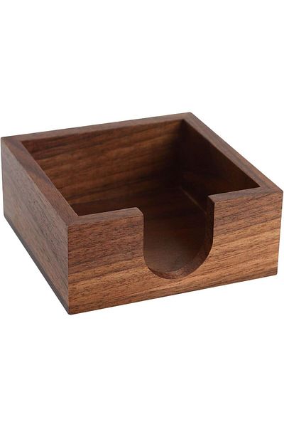 erorex Sticky Notes Memo Pad Holder Dispenser Walnut Desk Supplies Organizer Accessories For Office Home