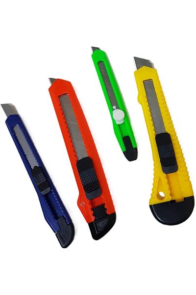 erorex Multipurpose Retractable Scalpel In Various Sizes And Colors 4 Pieces
