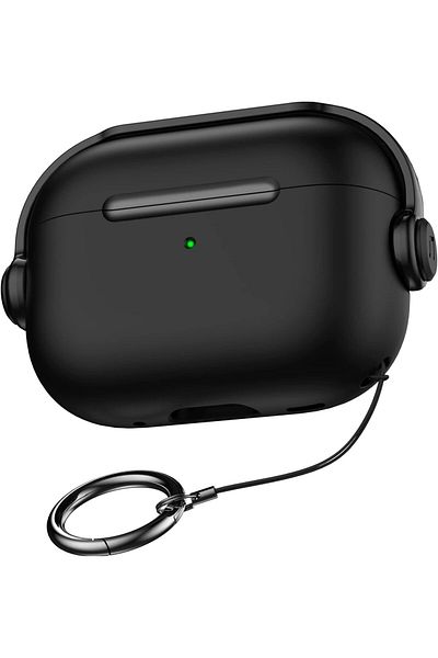 erorex غطاء حماية Airpods Pro 2 2nd وحافظة Airpods Pro للنساء والرجال مع سلسلة مفاتيح من السيليكون الناعم