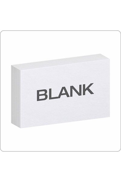 erorex 30 1000 Pk Blank Index Cards 7.6 Cm X 12.7 Cm White 1 000 Cards 10 Packs Of 100 30