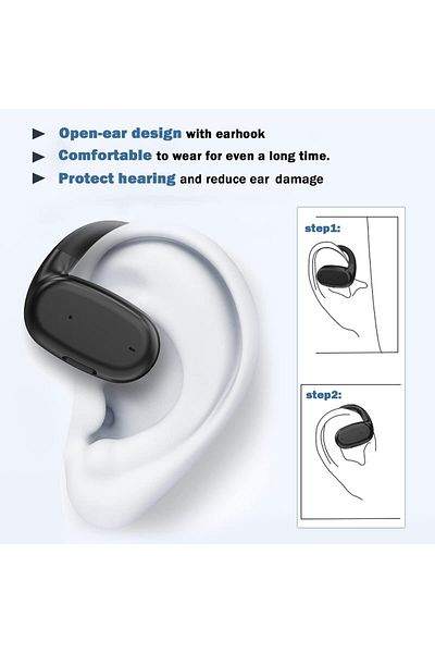 erorex Bluetooth Headphones Wireless Gaming Earbuds With Microphone 5.3 Headphones Touch Control Earbud