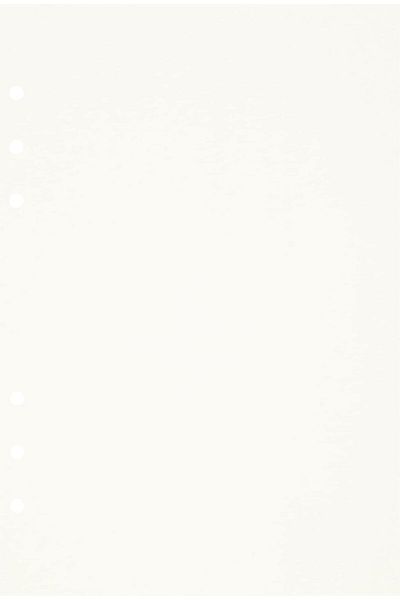 erorex 3 Pack A5 135 Sheets 270 Pages Blank Loose Leaf Punched Paper Refills Paper For 6 Hole Binder