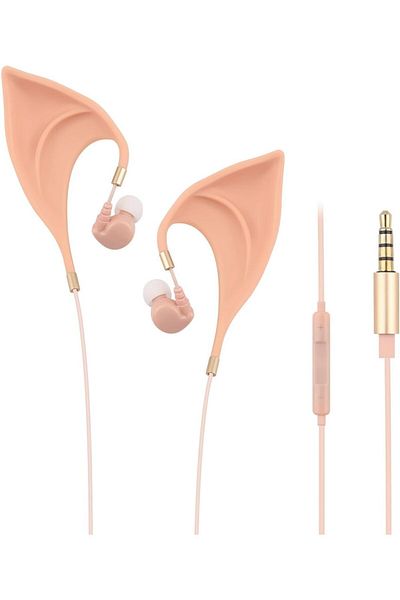 erorex In Ear Wired Earbuds With Mic Colorful Fabric Wrapped Braided Wistband Earphones Bracelet