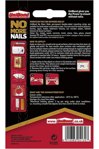 erorex No More Nails Permanent Strips Adhesive Strips For Fast And Easy Mounting Double Sided Sticky Tape