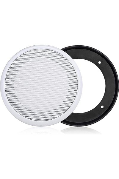 erorex Pair 5.25” Flush Mount In Wall In Ceiling 2 Way Home Speaker System Spring Loaded Quick Connections