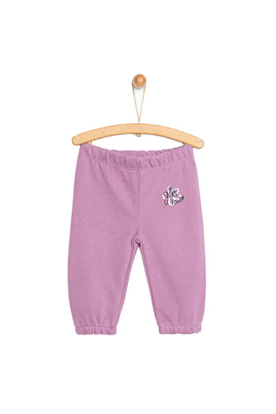 ebebek Hello Baby HelloBaby Basic Üç İplik Baskılı Eşofman Alt Kız Bebek