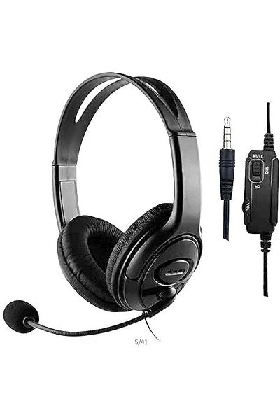 erorex Gaming Headset Dynamic Rgb Headset Soft Leather With Microphone 3.5Mm Port For Games Mobile Phone