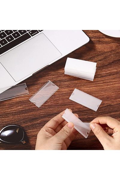 erorex 10 Pack Magnetic Name Badge Holder Magnetic Name Tags Kit With 3 Neodymium Magnets Clear Acrylic