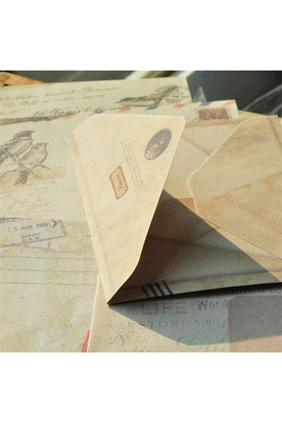 erorex 72 Pcs Mini Vintage Envelope European Style Mini Paper Envelope Small Handmade Gift Card Envelopes