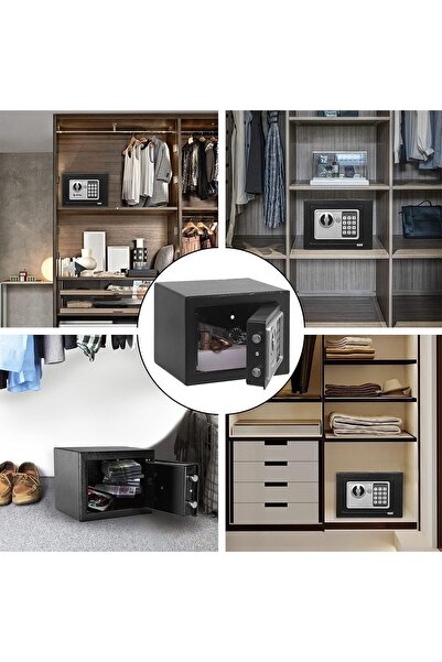 erorex أدوات منزلية، خزنة رقمية، خزنة إلكترونية فاخرة مع لوحة أرقام إلكترونية