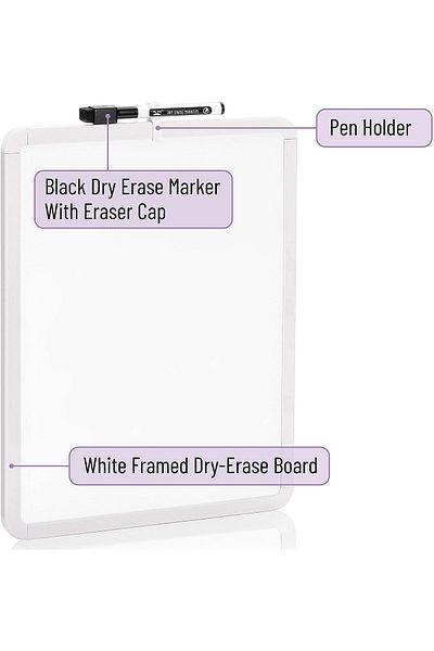erorex Magnetic Dry Erase Board 8.5 X 11 Inches Both Sides Can Be Used Marker Dry Erase Lapboards Handheld