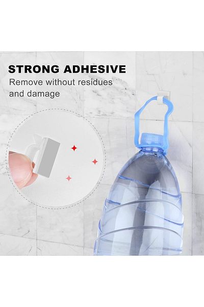 erorex 100 قطعة من مشابك الكابلات اللاصقة باللون الأبيض الصغيرة والكبيرة، حامل أسلاك حائطي مطور لمنظم الأسلاك