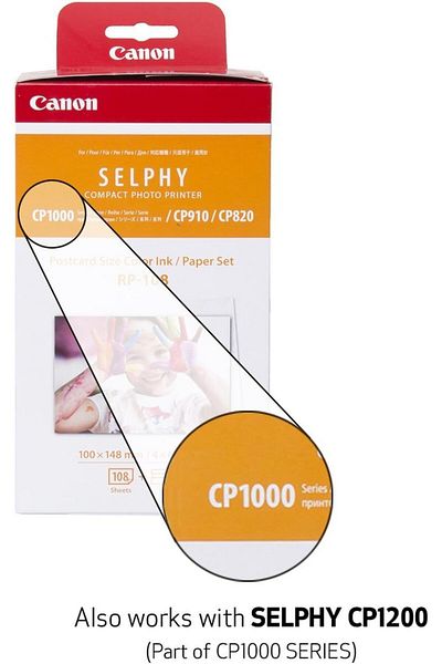erorex عبوة حبر وورق عالية السعة مع حبر متوافق مع طابعة سيلفي ثلاثية الألوان 8568B001 بسعر 108 روبية