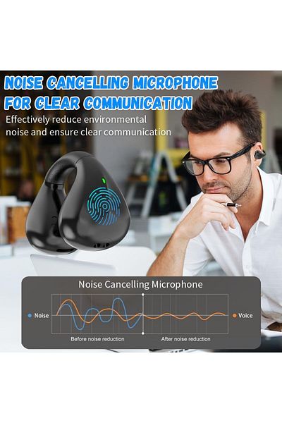 erorex F9 Earbuds Bluetooth Earphone Bluetooth Earphones 4H Playtime Intelligent Noise Reduction Single