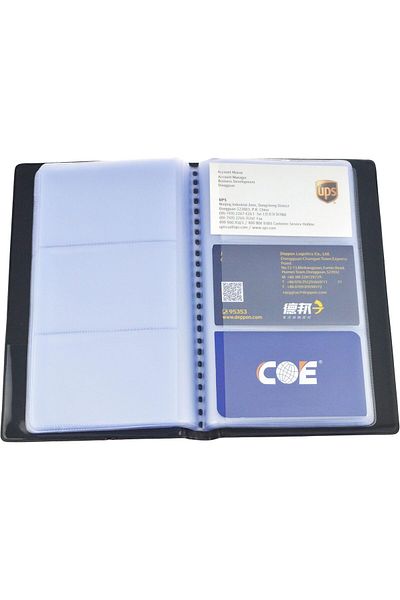 erorex Business Card Book Holder Name Card Organizer Professional Office Journal Namecard Holder Organizer