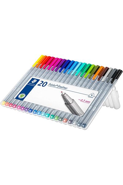 erorex Triplus Fineliner Set 20Pcs By St 334 Sb20