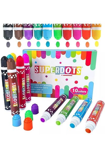 erorex Washable Dot Markers Dot Markers For Artist Beginners Professional Washable Marker Pens For Kids