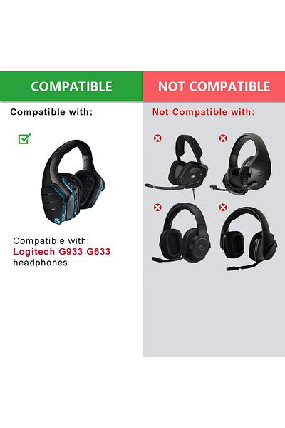 erorex Hs80 Rgb Thicker Upgrade Quality Earpads Replacement Ear Cushion Cup Compatible With Corsair Hs80