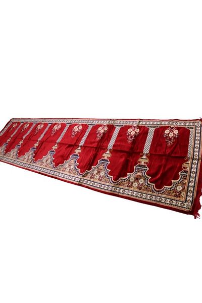 smart home Large 8 person prayer rug quilted/microfiber Turkish prayer sheet 420X120 cm