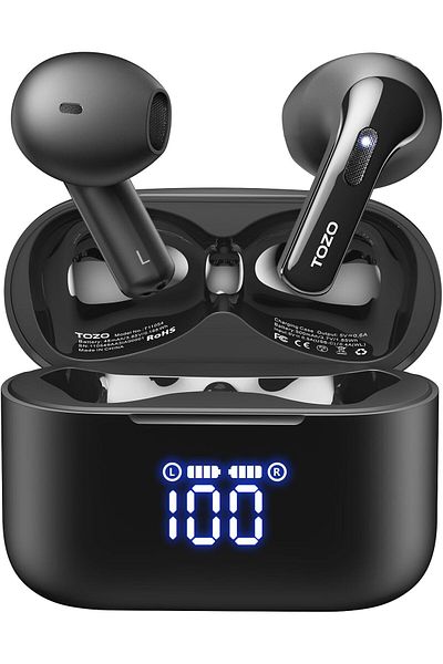 erorex T20 Wireless Earbuds Bluetooth Headphones 48.5 Hrs Playtime With Led Digital Display Ipx8