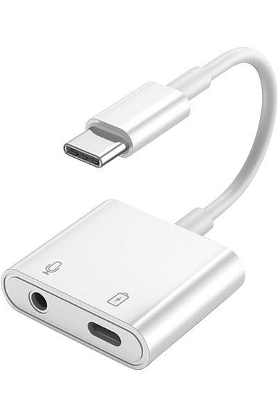 erorex 2 In 1 Headphone Adapter Lightning To 3.5 Mm Headphone Jack Adapter Compatible With Iphone Type C