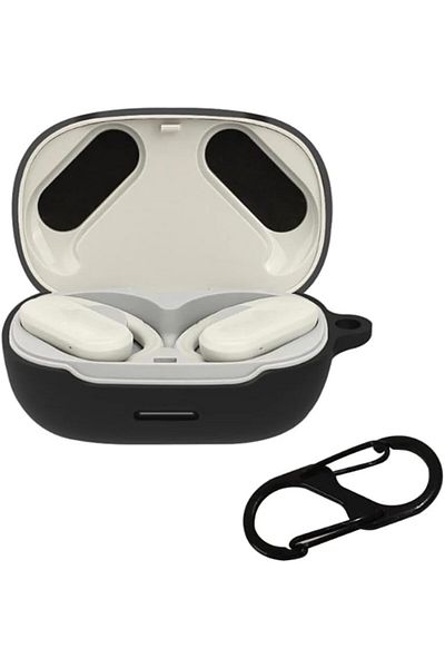 erorex جراب سيليكون لسماعات الأذن اللاسلكية Earfun Air Pro 3 مضاد للسقوط وغطاء حماية للشحن